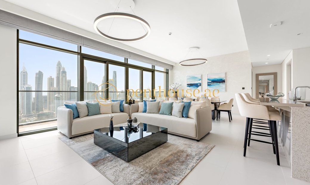 View of Ultimate Luxury Penthouse w/ Pool & Marina Views