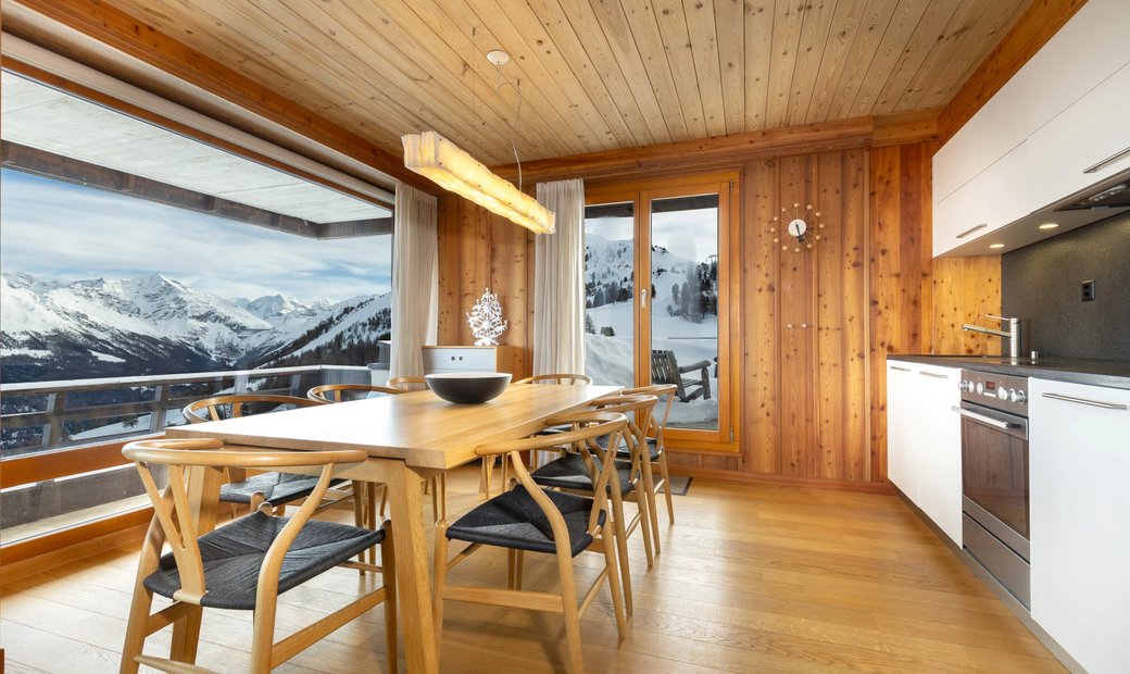 Private Ski Penthouse Rentals With Mountain Views Reference: Magnificent Penthouse In The 4 Vallées Ski Area In Vex