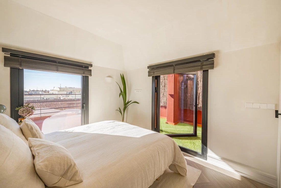 Photo inspiration: Penthouse Renovated Apartment Features Reference: Elegant Renovated Penthouse With In Chamberí Community Of Madrid
