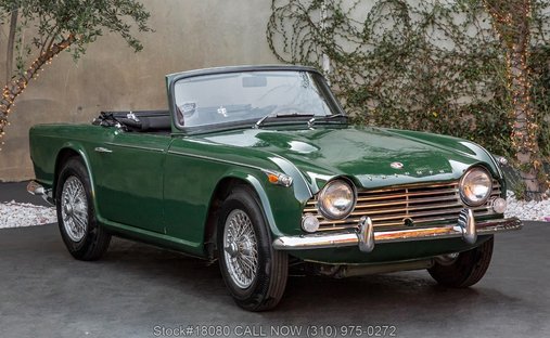 Triumph TR4A in Los angeles, ca 1