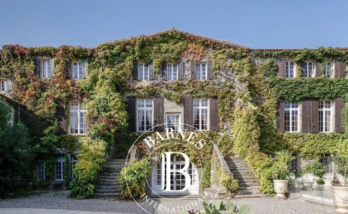 Schloss in Floure, Okzitanien, Frankreich 1
