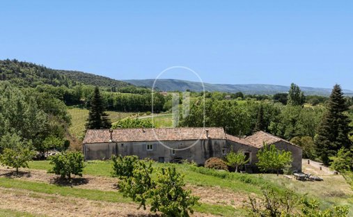 Luberon, Provence Magnificent 17th Century Castle With Agricultural Outbuildings And 84 Ha Of Wood
