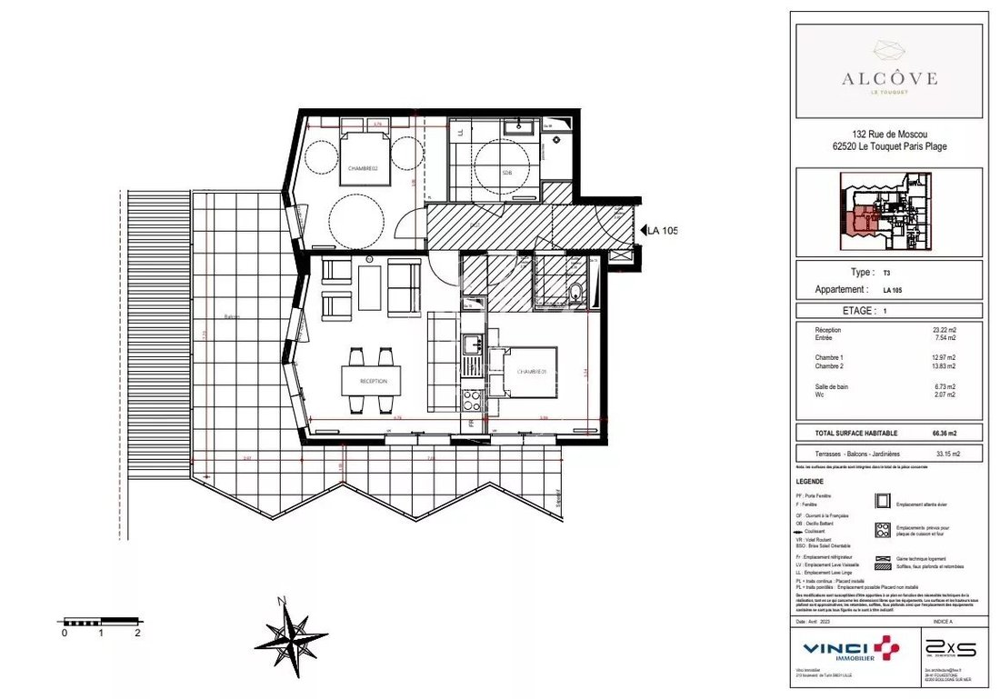 Appartement à Littoral, Le Touquet-Paris-Plage, France 2 - 13011472