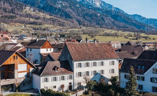 Haus in Maienfeld, Graubünden, Schweiz 1