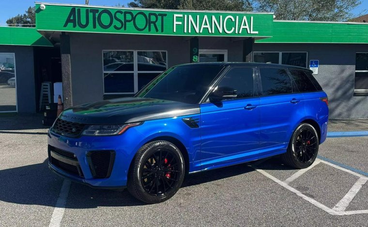 Greerton Blue Rovers Blue Range Rover Sport Svr