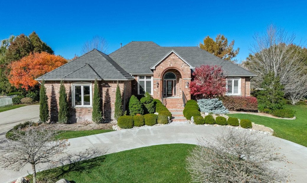 All Brick Four Bedroom Ranch Home In A Gated In Wichita, Kansas, United ...