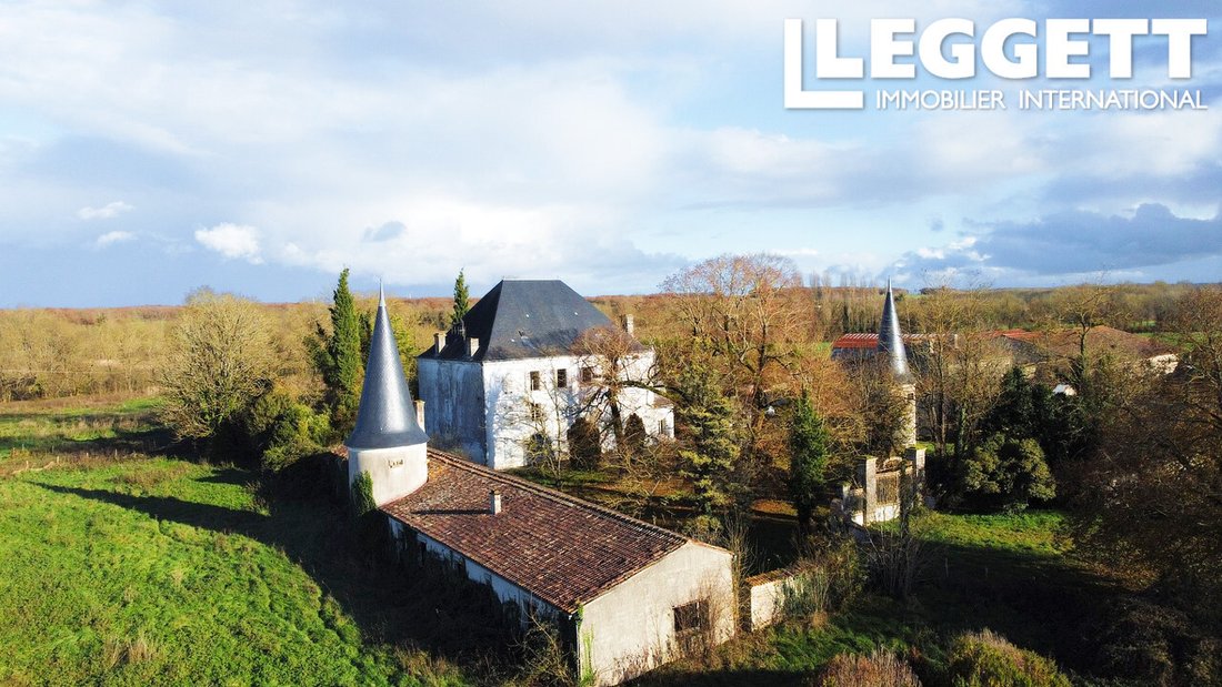 A Forgotten Manor’s Whisper: 6 Hectares of Poetic Potential in Nouvelle-Aquitaine