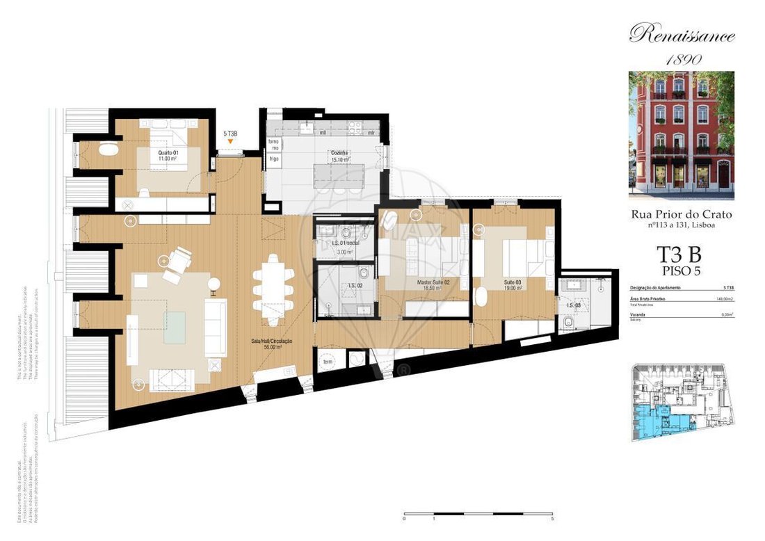Appartement à Estrela, Lisbonne, Portugal 3 - 14989220