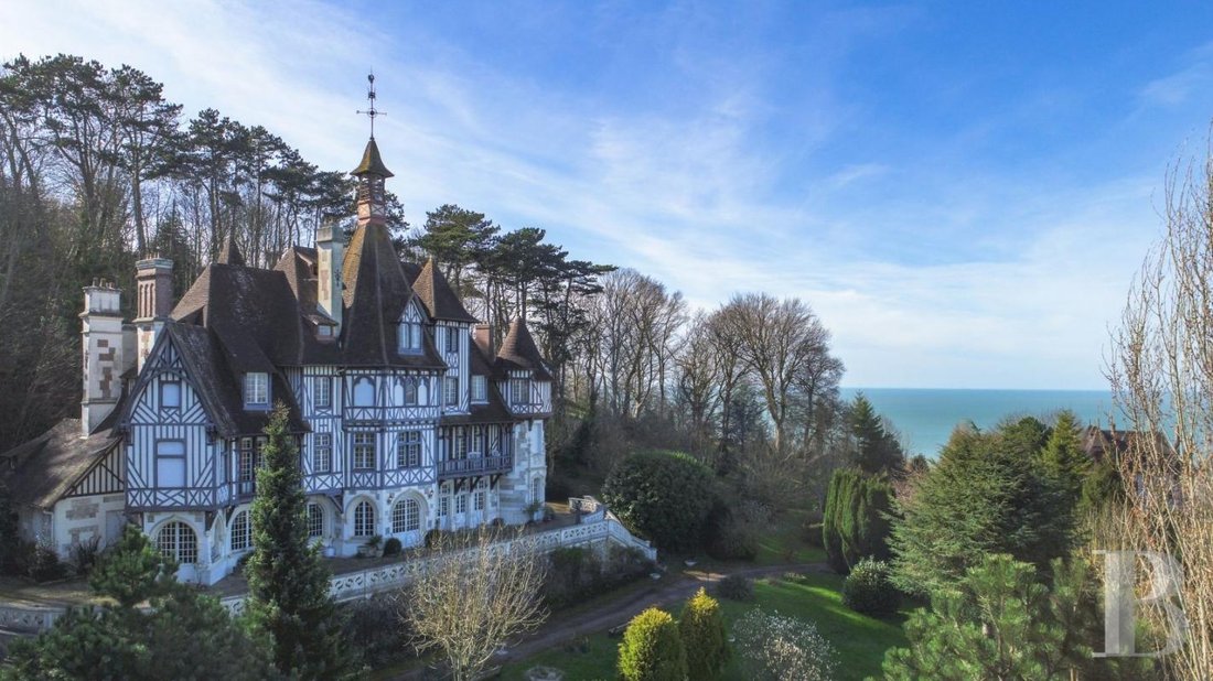 Whispers of the Seine: A Timeless Manor Crowned by Normandy’s Sky