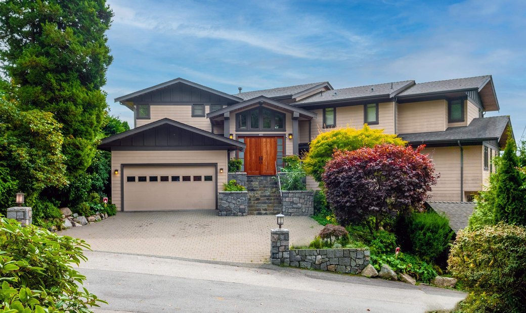 Exquisite Ocean View Home In West Vancouver, British Columbia, Canada 