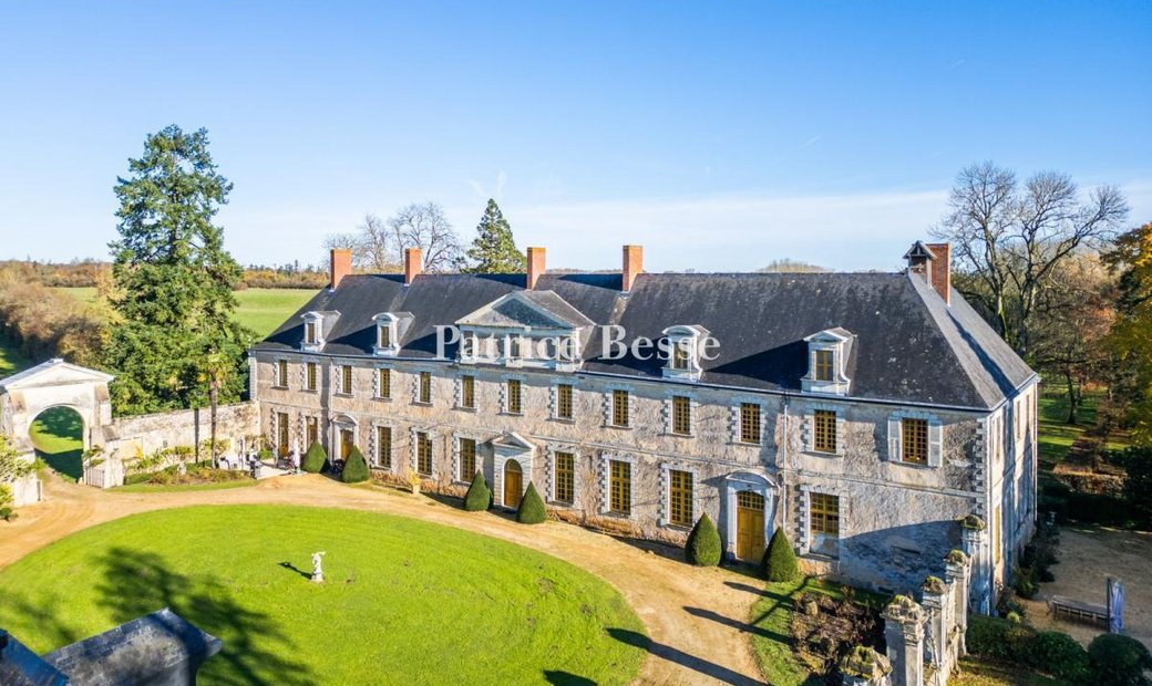 A Chateau From The Late 17th Century, Listed As A Historical Monument, Its Outbuildings And