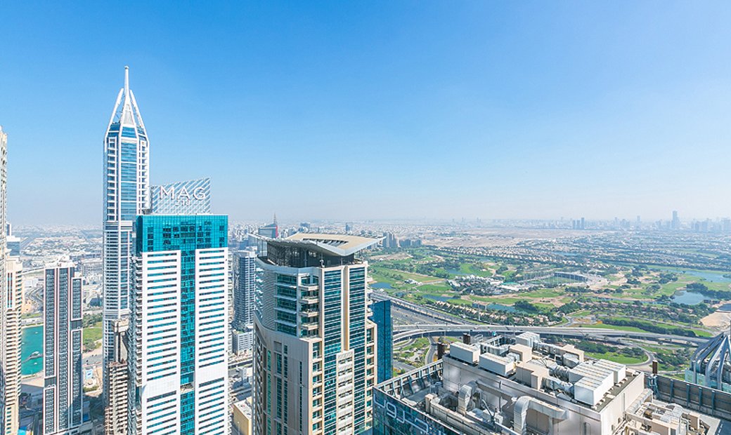 Vacant Penthouse Level Golf Course In Dubai Dubai United Arab Photo Inspiration
