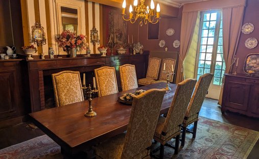 A 12th Century Chateau With Ramparts And 15 Hectares Of Grounds, Listed As A Historical