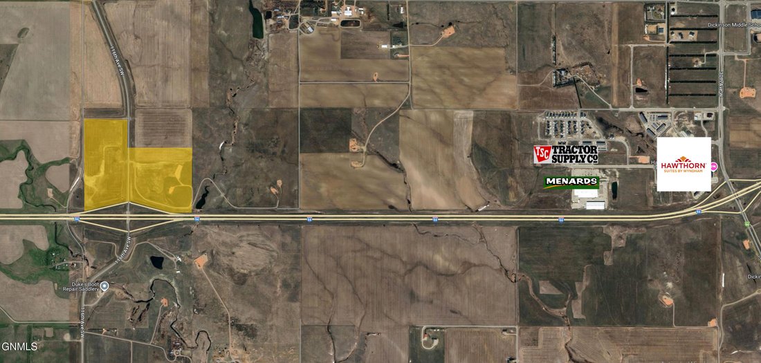 Land in Dickinson, North Dakota, United States 1 - 15038694