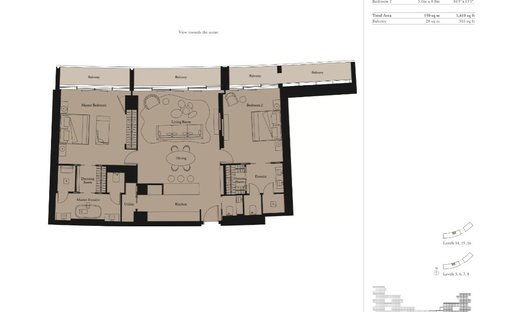 Wohnung in Dubai, Dubai, Vereinigte Arabische Emirate 1
