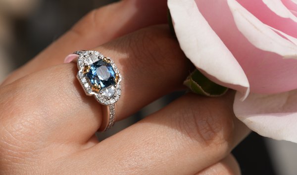 2.50CT Sapphire Diamond Dress Ring (15065013)