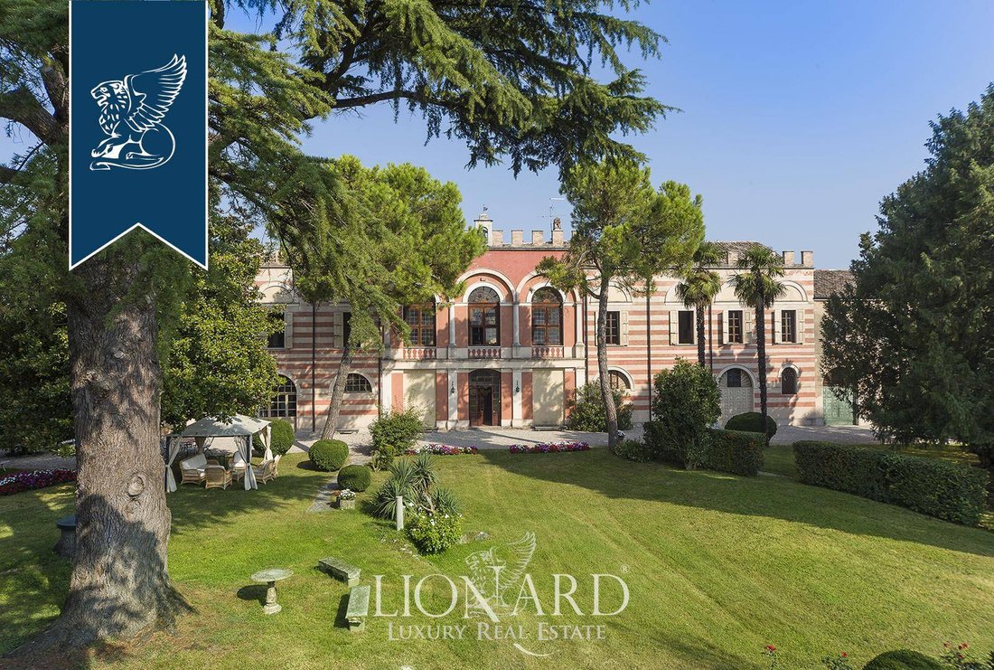 Whispers of Lombardy: A 19th-Century Castle Embracing Lake Garda’s Shores