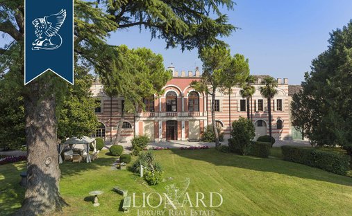 Castle in Monzambano, Lombardy, Italy 1