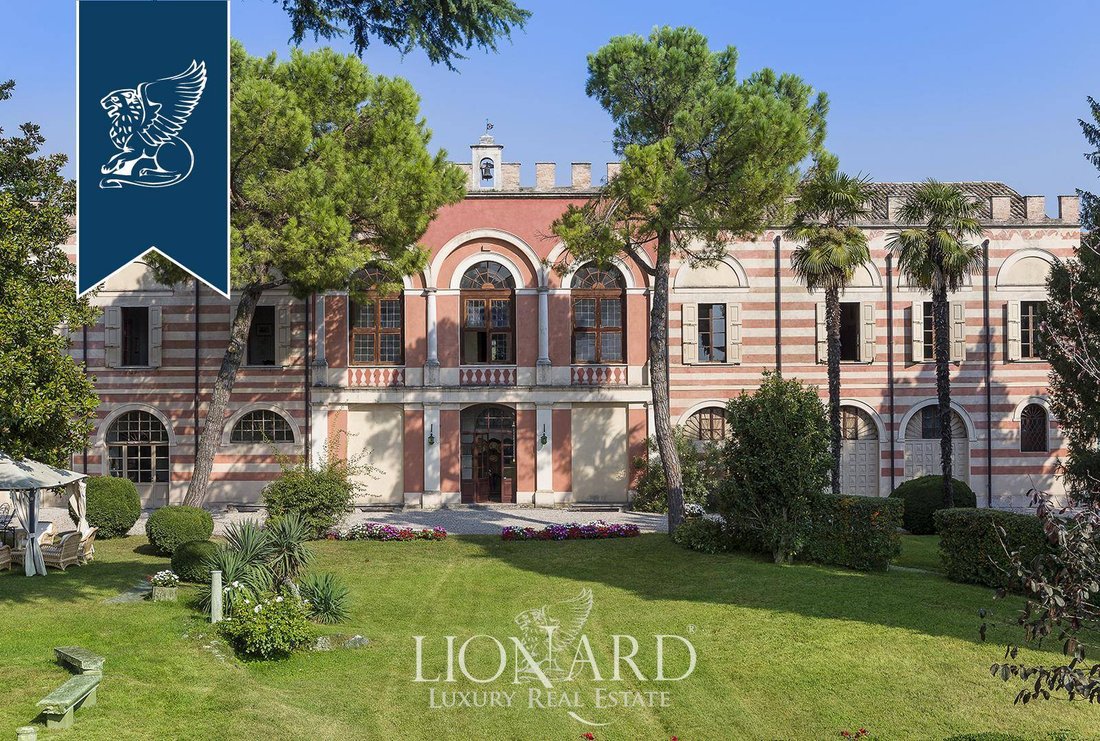 Whispers of Lombardy: A 19th-Century Castle Embracing Lake Garda’s Shores