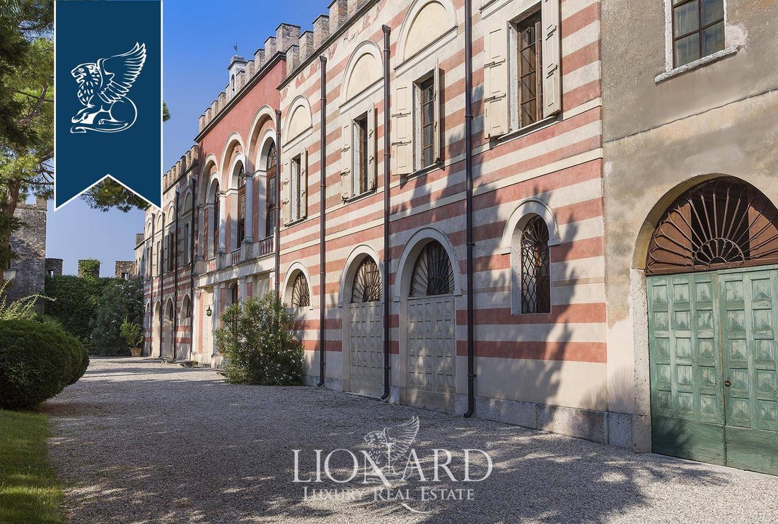 Whispers of Lombardy: A 19th-Century Castle Embracing Lake Garda’s Shores
