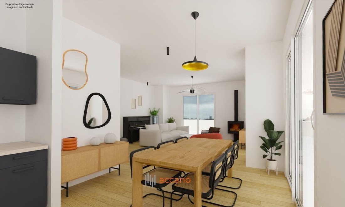 Apartment in Part Dieu, Lyon 3e Arrondissement, Lyon 4 - 14651766