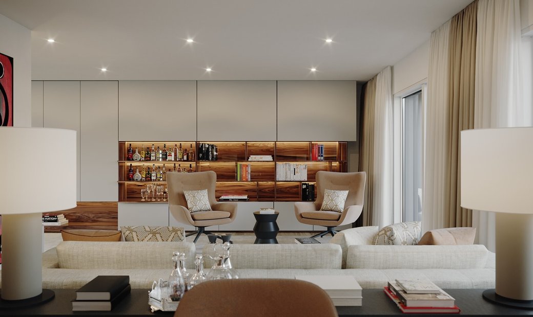 A closer look at Urban Chic Penthouse Living With A Private Balcony