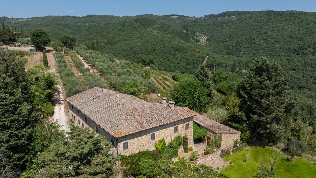 Corps de ferme à Castellina in Chianti, Toscane, Italie 1 - 15095451