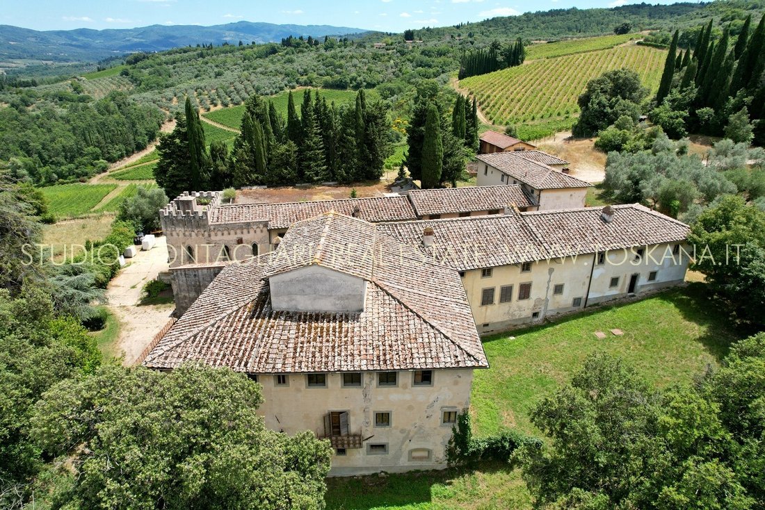 Castle in Center, San Casciano in Val di Pesa, Tuscany 2 - 15096642