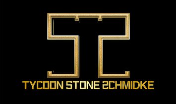 Tycoon Stone magnetischer Messerblock aus Steel Grey mit einem geteiltem Ammoniten 2,5g 999.9 Gold  
