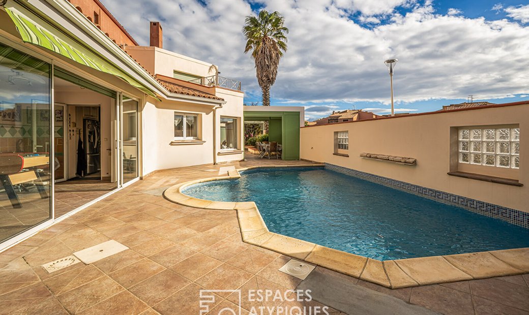Architect's House With Swimming Pool 200m From In Leucate, Occitanie ...