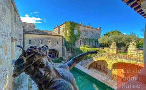 Castle in Uzès, Occitania, France 1