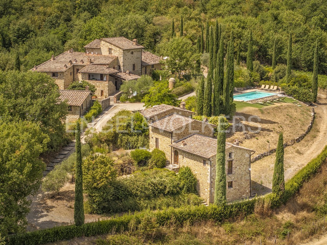 Maisons de campagne à Castelnuovo Berardenga, Toscane, Italie 1 - 14587131