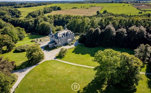 Castle in Onhaye, Wallonia, Belgium 1