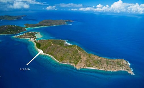 Terrain en Scrub Island, Virgin Islands, British 1