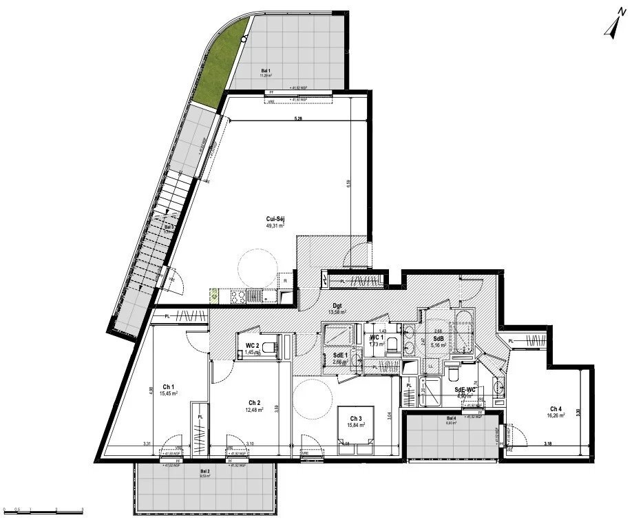 Apartment in Liberation, Nice, France 3 - 12602904