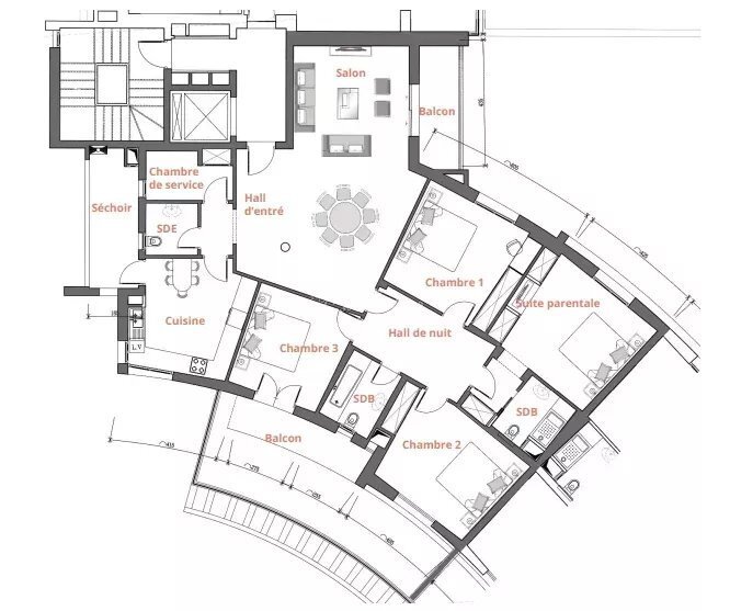 Apartment in Gammarth, Tunis, Tunisia 1 - 13653563