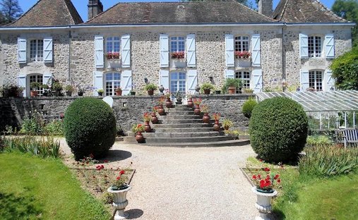 Castle in Nontron, Nouvelle-Aquitaine, France 1