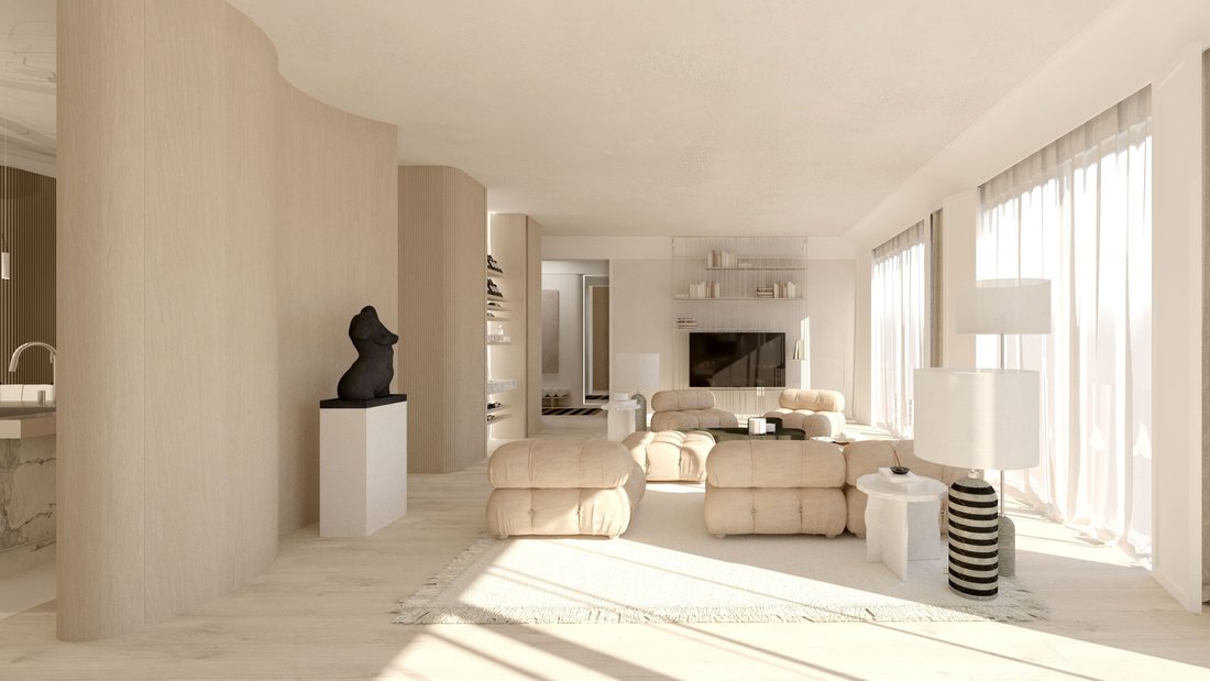 Image showcasing Unique Penthouse With Spectacular In Warsaw, Masovian Voivodeship ...