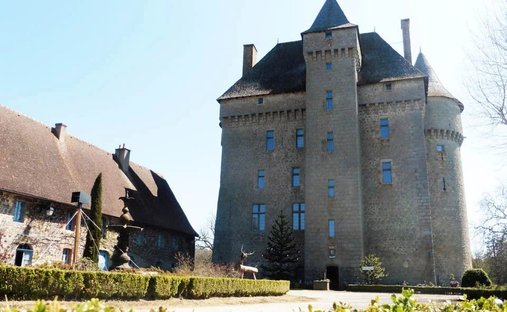 Castle in Centre Ville, Guéret, France 1