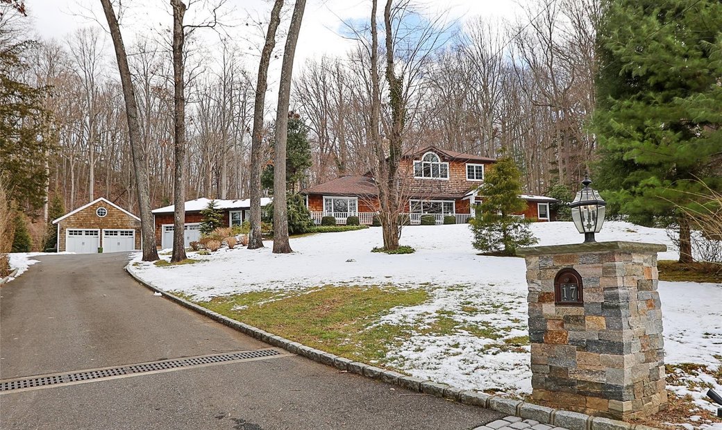 Expanded Ranch Home Combining In Upper Brookville, New York, United ...