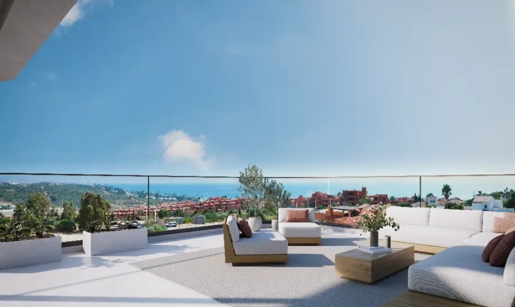 Curated visual reference: Visual Reference: Penthouse With Solarium Jacuzzi And Open Views In In Estepona