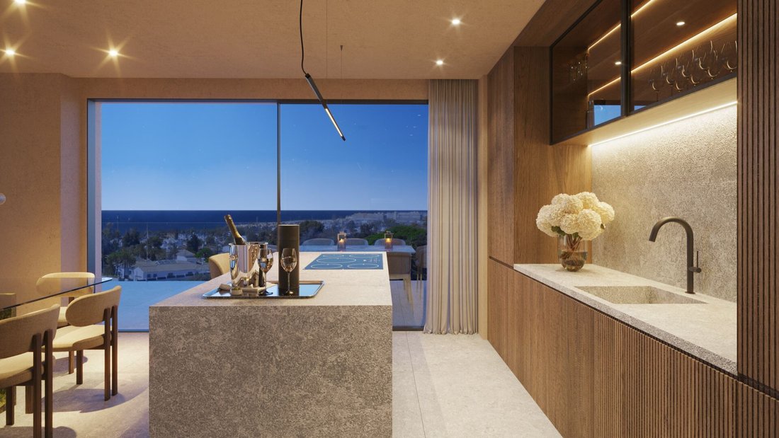 View of A State Of The Art Penthouse With Breathtaking In Golden Mile ...
