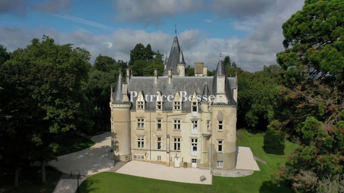 Whispers of the Loir: A 12th-Century Castle Reborn in Golden Light