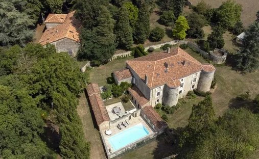 14th / 18th C. Chateau With Pool And Tennis