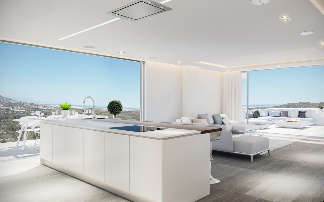 Magnificent First Line Golf Penthouse With Views In In Mijas, Andalusia ...