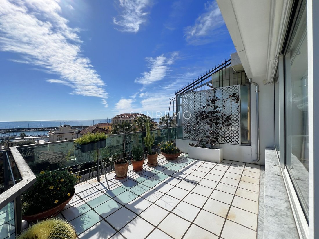Picture Idea: Penthouse In The City Center With Amazing Terrace In Sanremo