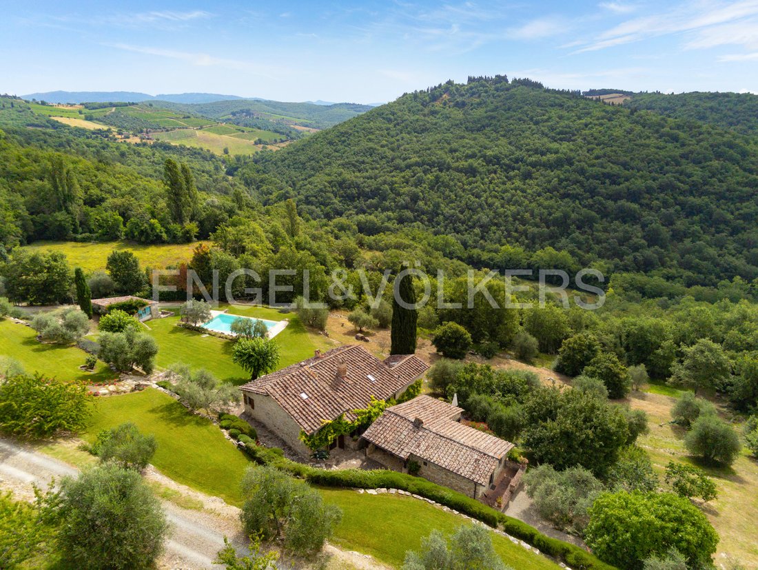 Maisons de campagne à Radda in Chianti, Toscane, Italie 2 - 14386756
