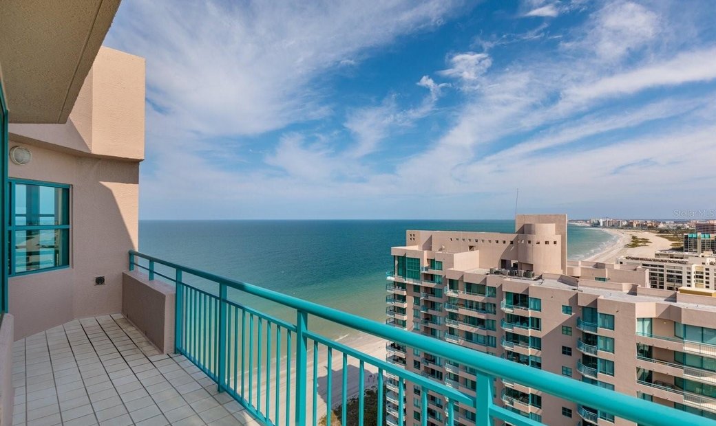 View of Two Story Penthouse On Desirable Sand Key In Clearwater, Florida ...