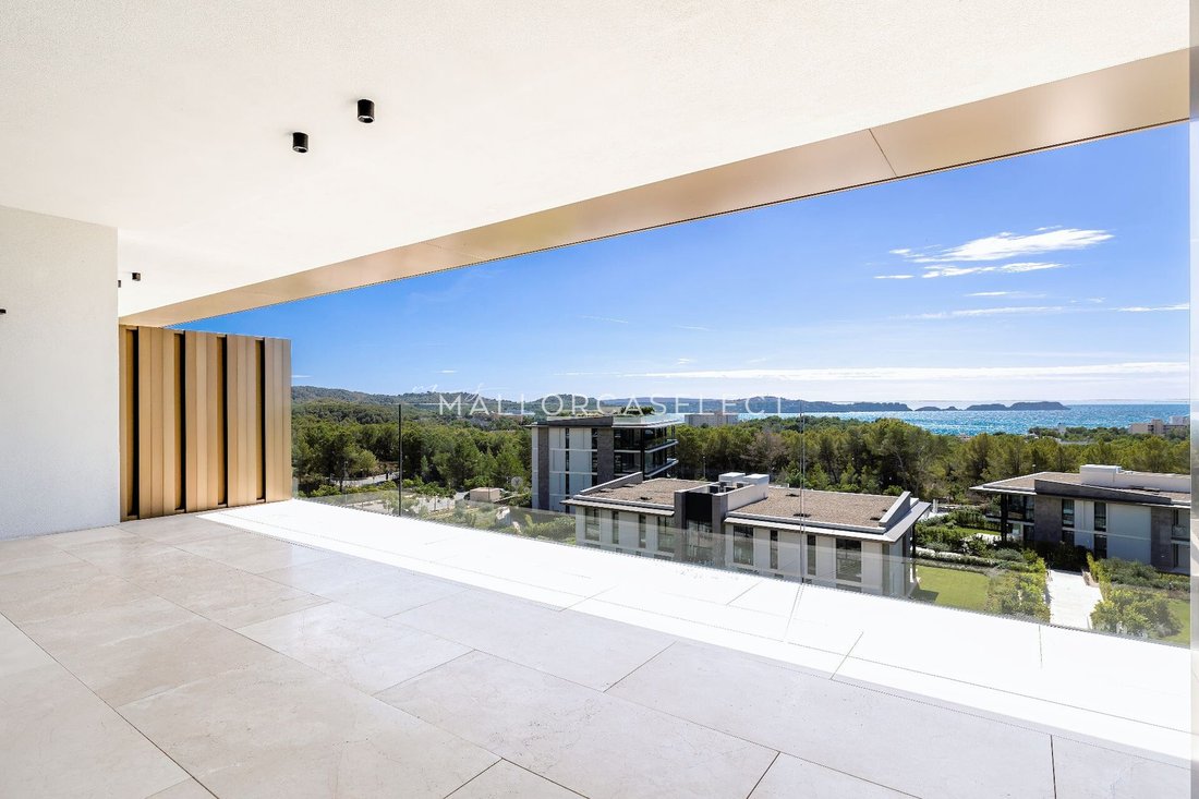 Photo inspiration: Fresh Look at Brand New Penthouse In Mondern Complex In Peguera Balearic Islands