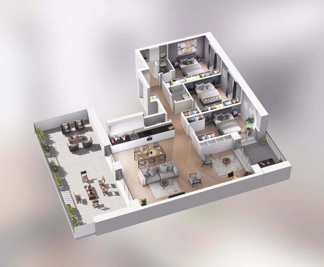 Penthouse in Luxembourg, Luxembourg, Luxembourg 1 - 14091765